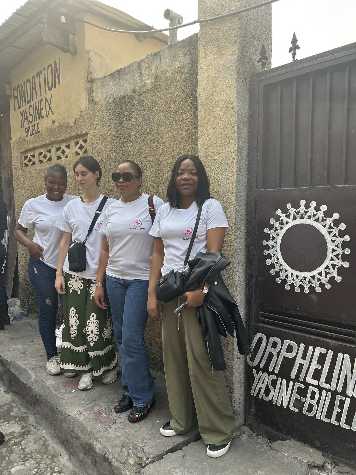 L'équipe de la Fondation BMM sur le terrain en RDC